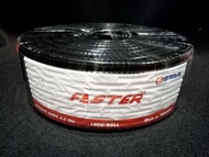 สายนำสัญญาณทีวีดิจิตอล-ดาวเทียม กล้องวงจรปิด RG6 PSI Faster ม้วน 100 เมตร ชีลล์ 60%  คุณภาพดี