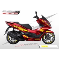 (COD) STICKER CUTTING PCX 160 / STIKER STRIPPING PCX 160 /STRIPING VARIASI PCX / AKSESORIS MOTOR PCX
