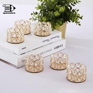 [GoodGirlm1] 1Pc Clear Crystal Tealight Holder for Wedding Birthday Home Decor QQQ