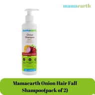 Mamaearth Onion Hair Fall Shampoo for Hair Growth &amp; Hair Fall Control, with Onion Oil &amp; Plant Keratin 250ml ( pack of 2 )