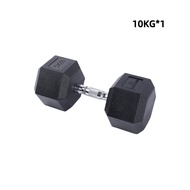 ดัมเบล 5/10/15/20KG ใหม่ ดัมเบลหัวยางแบบหกเหลี่ยม ดัมเบลยาง ดัมเบลปรับน้ําหนัก อุปกรณ์ออกกำลังกาย ที