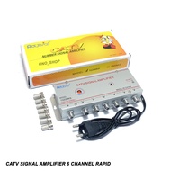 CATV Signal Amplifier 6 Channel 20 dB Rapid