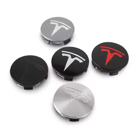 4pcs 56mm Car Wheel Center Hub Caps Rim Cover For Tesla Model 3 Model S Model X Coil Mod WYE K80 Roa