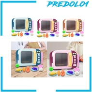 [Predolo1] Children's Microwave Toys, Role Play Toys, Kitchen Appliances, Toys, Birthday Gifts, Play Kitchen Accessories And Food for Children