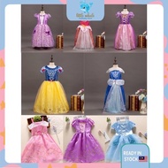 Kids Girls Costume Princess Dress Frozen Anna Elsa Aladdin Disney Princess Dresses Party Fancy Cospl