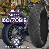Korea Shinko Tires SR777 (180/70B15) Heavy Duty Tire, 180-70-15, 180/70x15, 180/70 15, Pirelli, Mich