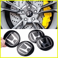 ♞,♘,♙Honda 4pcs 56mm Car Wheel Center Hub Cap Emblem Sticker for civic city Mugen U-219