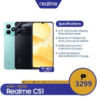 Realme C51 5G Promotion Cheap Android 12 Phone 6.7 inch Full Screen Dual SIM Dual Standby Phone RAM16GB+ROM512GB Cheap Phone cp Original For Sale HD Legitimate Phones Unlocked Phones For Sale Gaming Phones 24 Megapixel+48 Megapixel Smartphones 33W fast