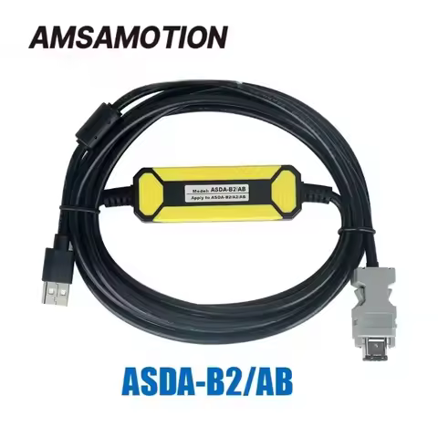 ASDA B2 ASDA-B2/AB/A2 Programming Cable for Delta Servo Motor Driver Debugging Data Line ASD-CNUS0A0