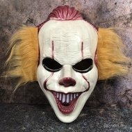 Bilik Melarikan Diri Badut Topeng Muka Penuh COS Alat Peraga Solek Lucu Menakutkan Rumah Berhantu Pe