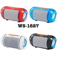 WSTER WS-887 /1827 WIRELESS SPEAKER PORTABLE BLUETOOTH & FM RADIO outdoor SPEAKER S10 Bluetooth Spea