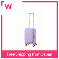 American Tourister Suitcase Carrying Case Curio Curio Spinner 55/20 Expandable Book Opening Carry-on Lavender