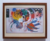 【浪漫視見】經典畫集系列 抽象畫 裱框畫 康丁斯基 Kandinsky 世界名畫 居家裝飾 套房布置 租屋佈置 生活美學