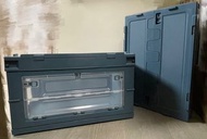 65L可摺疊 兩邊側開門 膠箱 收納箱