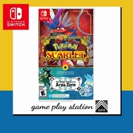 nintendo switch pokemon scarlet &amp; violet + the hidden treasure of area zero dlc bundle ( english asia )