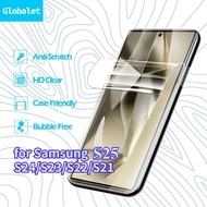 Globalet [Fast Repair] Soft Screen Protector for Samsung Galaxy S25 S24 S23 Ultra S22 S25Ultra Front