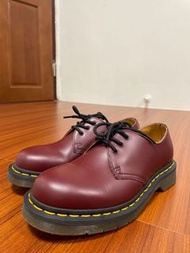 DR. MARTENS 經典3孔馬汀鞋 1461 SMOOTH CHERRY RED