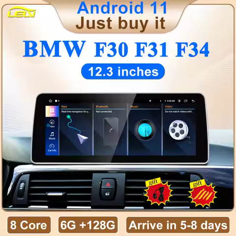 STWEI Factory Price ID8 UI 12.3inch Android11 Car Multimedia For BMW F30 F31 F32 F33 Video Player GP