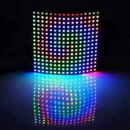 WS2812B LED RGB Flexible Pixel Panel 16X16 Individually Addressable Panel Light LED Module Matrix Sc