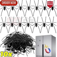 GG 10-2Pcs Large Halloween Spider Refrigerator Magnet - Funny Fridge Magnetic Realistic Spiders Deca