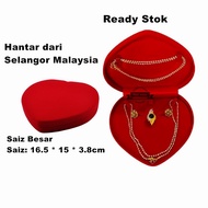 L -Used Velvet Necklace Box Jewellery Box Used Hand Chain Used Neck Chain Used Bracelet Used Ring Us