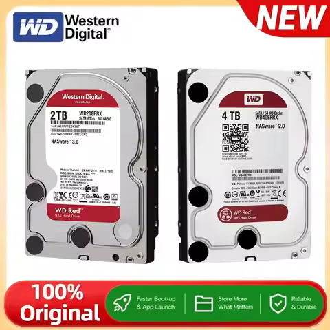 Western Digital WD Red 4TB 2TB Red NAS Hard Disk Drive 3.5" 6TB Internal Hard Drive 5400RPM SATA 6Gb