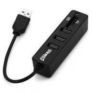 A50 3-Port USB 2.0 Hub Support TF / SD Card