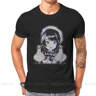 Hololive VTuber Subaru ASMR Tshirt Oversized Graphic T Shirt Casual 100% Cotton O-Neck Men's Clothes XS-4XL-5XL-6XL