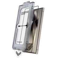 GS25P (2片裝) Samsung Galaxy S25+ / S25 Plus 6.7吋高清黑邊保護貼可用指紋解鎖無塵太空艙貼膜器秒貼盒鋼化玻璃手機手提電話螢幕三星 S25+ 保護貼