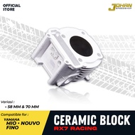 Mio Nouvo Ceramic Boreup Piston Block Diameter 58mm And 70mm Rx7 Racing