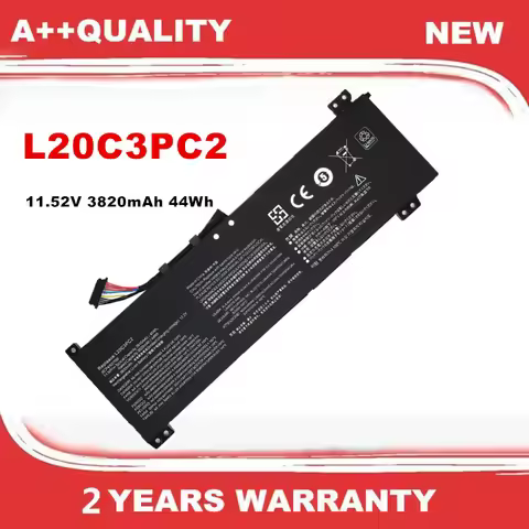 11.52V 44Wh L20C3PC2 Laptop Battery For Lenovo Legion 5-15ACH6A 82NW 15ACH6 82JW 15ACH6H 82JU 15ITH6