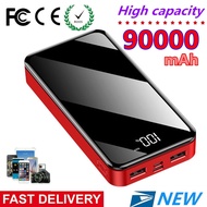 ☏Power Bank 90000mAh Portable Charging Power Bank 10000mAh USB Power Bank External Battery Charger F