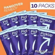 10 ซอง PickUp by again Hangover Remedy ผลิตภัณฑ์อาหารเสริมเผาผลาญแอลกอฮอล์ บรรเทาอาการแฮงค์  แก้แฮงค