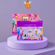 Colorful Tin Box Mixed Butter Cookies, Crispy, Foamy, Fragrant Mixed Cookies - 608Gr/Box