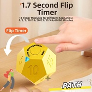 PATH USB Rechargeable Timer, LED Screen 1/3/5/10/15/20/25/30/45/60/90min Automatic Rotating Timer, C