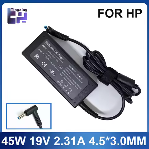 Laptop Adapte19.5V 2.31A 45W 4.5*3.0mm Laptop Charger Adapter For HP Stream X360 13 14 Pavilion 8540