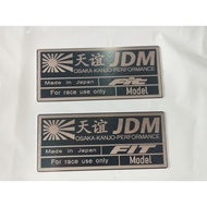 honda jazz fit METAL emblem jdm kanjo gd ge gk5 kanjozoku black