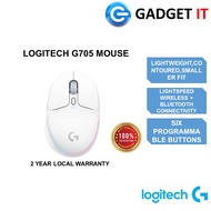 LOGITECH G705 AURORA WIRELESS GAMING MOUSE,CUSTOMIZABLE LIGHTSYNC RGB LIGHTING (MSE-LGT-G705-WHITE)