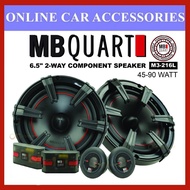 M3-216L - MB QUART 6.5"Inch 2-WAY COMPONENT SPEAKER KERETA SPK
