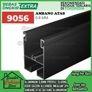 Aluminium alumunium Ambang Atas Profile 9056 Sliding Door Pintu Dorong