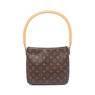 LOUIS VUITTON Looping MM 肩背包 M51146 Monogram 棕色 二手 LV 女款