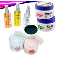 Rene Straightening Cream Set 120ml ➕ 3C Hair Crystal Serum 60ml / 3C Hair Mask 150ml
