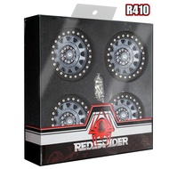 4 Psc 1.9 Beadlock Wheel Hub Rim for  2.2-inch Wheels Axial SCX10 Wraith Capra VS4-10 CC01 LCG Tires