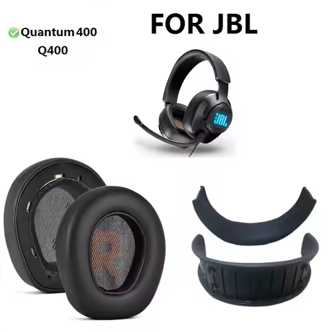 Ear Pads for JBL Quantum 400 Q400 Games Headphones Replacement high quality Headband Rubber Earmuff