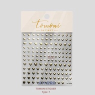 Tomoni emboss nail sticker 5D nail art sticker premium type 7