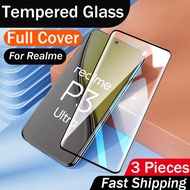 3Pieces Curved Protective Tempered Glass For Realme P3 Ultra Screen Protector Glass RealmP3Ultra Rea