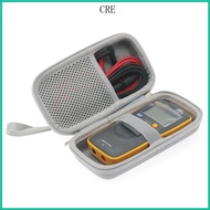CRE Hard Case Multimeter Shell for F101 F106 F107 Shockproof Carrying Case Storage Bag with Mesh Poc