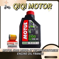 MOTUL 5100 4T 10W40 Technosynthese Ester Motorcycle Engine Oil 1L