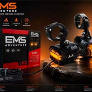 100%ORI} EMS L150X L160 Spotlight 80Watt Universal Motorcycle Led Spotlight Yellow White Flash Light