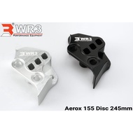 Wr3 YAMAHA AEROX CALIPER BRACKET - DISK 245MM BREMBO 4P